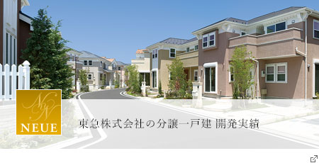 ノイエ | 東急株式会社の分譲一戸建