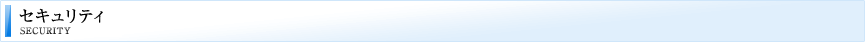 セキュリティ