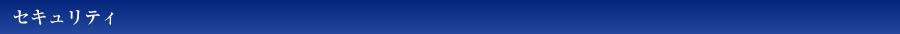 セキュリティ