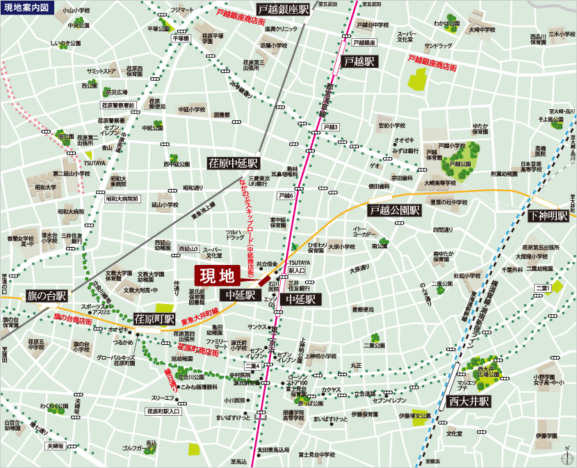 現地案内図